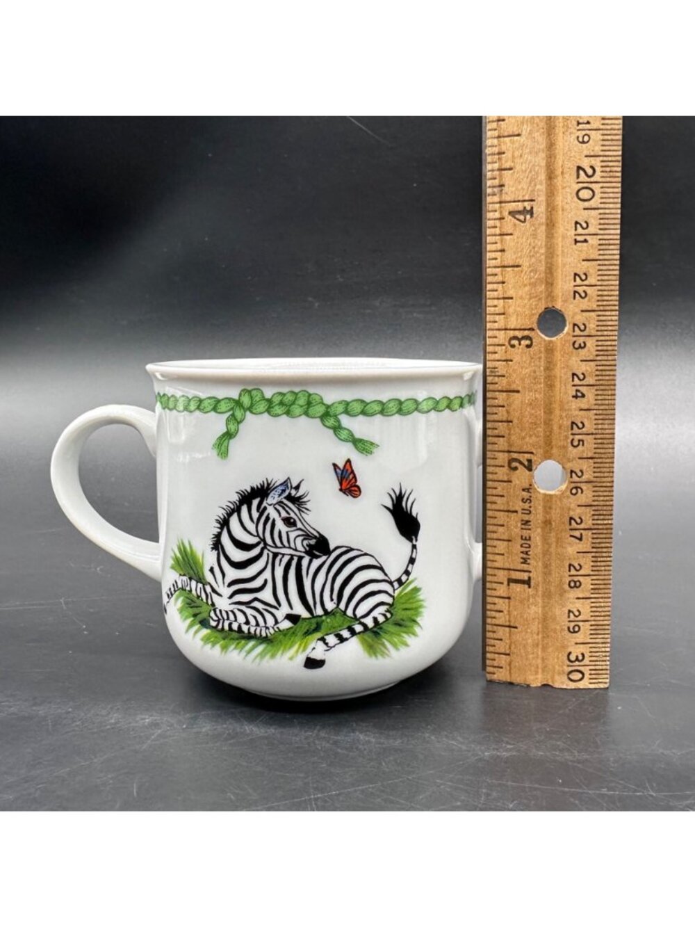 Vintage Childs Dish Set Plate Bowl Cup Lynn Chase 1988 Jungle Party Animal Japan - Picture 7 of 7
